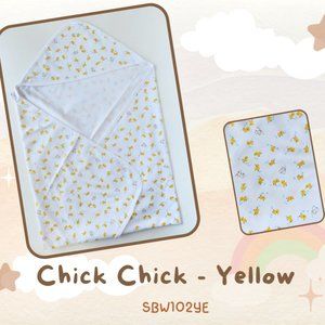 Newborn/Infant/Baby/Wrapper/Swaddle/Envelope/Blanket/Towel/Chick Chick/Yellow